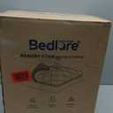 Bedlore 4-Inch Queen Mattress Topper for Back Pain - Dual Layer Medium Support (2" Gel Memory Foam + 2" Cooling Fluffy Pillow Top Pad), Breathable & Pressure Relief (White)