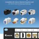 12Port Blank Keystone Patch Panel 1U Keystone Patch Panel 10 Inch Shielded Network Patch Panel,Rack Mount with Smart Cable Management