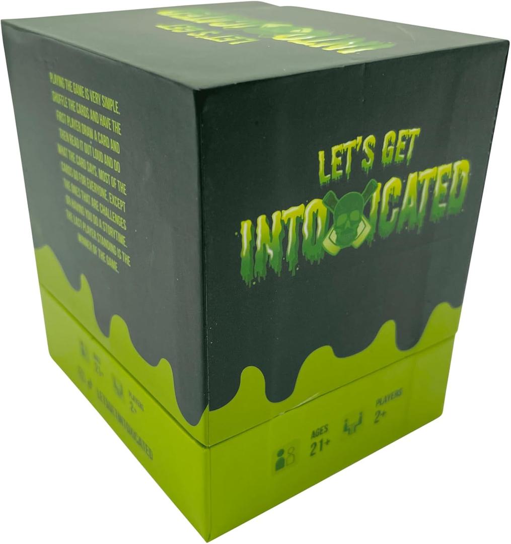 Let's Get Intoxicated 150 Card Adult Drinking Game for Game Night, Parties, & Friends | 21+ Wild Dares, Confessions & Challenges