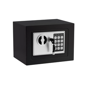 MLJ 0.45 Cu.ft Small Safe Box with Key, Mini Money Box, Hidden Digital Home Safe, Suitable for Home, Office or Company (No Coin Slot)