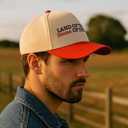 Classic Novelty Baseball Cap, Funny Design, Adjustable Fit, Casual Style (Large, Land of the Yee Home of the Haw)