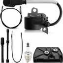Ignition Coil Module Fits for Stihl 028WB 028 for Woodboss 028AV 028 Super Chainaws with Air Filter Spark Plug