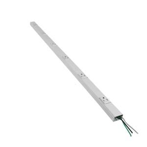 Legrand Wiremold WH20GB306TR Plugmold 2000 Series 3 Foot Hardwired Power Strip with 6 Tamper Resistant Outlets, White