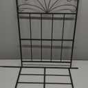 VOXOR Metal Trellis for Climbing Plants Outdoor, 60 * 19.7 Inch Tall Garden Trellis with Black Rustproof Coating, Decorative Rose Trellis for Climbing Roses, Vines, and Flowers, 2 Pack