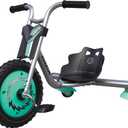 Razor RipRider 360 Mini, 360 Degrees Spinning Caster Trike, Dual Inclined Rear Casters for Easy Spinning and Drifting, Durable Welded Steel Frame and Fork, Adjustable Bucket Seat