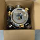 Chafing Dishes for Buffet Set: 100% Pre-Installed Chafers for Catering - Round Chafing Dish Buffet Set with Lids | Chafers and Buffet Warmers Sets | Serving Food Warmer | Chafers Servers Sets (4 pack)