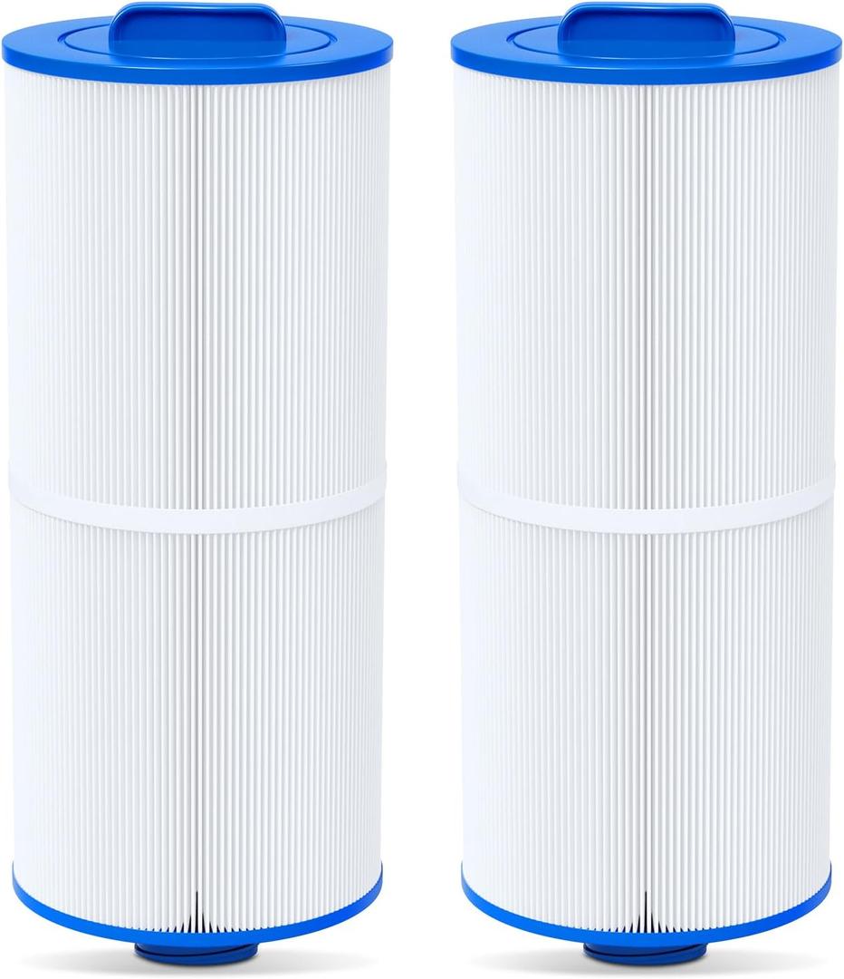 Future Way Hot Tub Filter Replacement for Jacuzzi J-300, J400, 6540-476, Replace Pleatco PJW60TL-F2S, Unicel 6CH-960, Filbur FC-2800, Spa Filter, 60 Sq. Ft, 2 Pack
