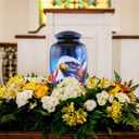 Cremation Urn for Human Ashes Adult Large Eagle Funeral Urn for Ashes, Memorial Urn for Men & Women, 200 Cubic Inch Decorative Burial Urn with Velvet Bag (Non-Customize, Adult)