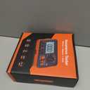 AIOMEST Megohmmeter 0.1M-20G Digital Insulation Resistance Tester with 50V/100V/250V/500V/1000V Output Voltage, Data Logging, 10V~600V AC/DC Voltmeter Megohm Meter w/Test Lead & Zipper Bag (red)