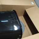 IRIS USA Cat Litter Box Large Top Entry with Lid Enclosed Covered Hooded Design Litter Catching Scatter Shield Pan Dog Proof Pet Proof Scoop Included Odor Control for Indoor Cats Kittens Black/Gray