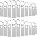 128MB USB Flash Drive 20Pack, Wooolken Sleek Metal USB 2.0 Thumb Drive