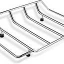 Motorcycles Air Wing Chrome Luggage Rack Carrier Trunk Top Rack Rail Mount Compatible with Harley Touring CVO Street Glide Electra Glide Road Glide Road King Ultra Limited 1984-2025