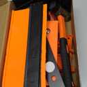 Saker Laminate Flooring Tools, 65-Piece Wood Flooring Installation Kit with 60 Flooring Spacers,Tapping Block with Handle, Pull Bar, 10”Contour Gauge, Rubber Mallet, Tape Measure