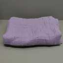 100% Cotton Muslin Blanket Large 50" x 70", 6 Layers Breathable and Lightweight Cotton Throw Blanket for Bed and Couch, Soft Quilt Bedspread, Gauze Blanket for Adults All Season, Lavender