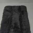Ophanie Small Rug Upgrade Non Slip Throw Bedside Area Rugs, Fluffy Soft Grey Mini Bedroom Carpet, Affordable Door Entryway Indoor Inside Front Entrance Dog 2x3 Mat, Home Decor Aesthetic, Nursery