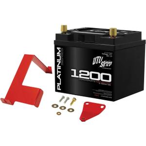 UTV Stereo Can Am X3 Big Battery Kit w/ UTVS1200 UTV Stereo Platinum Series AGM Battery For Can-Am Maverick X3