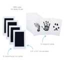 Pearhead 4-Pack Clean-Touch Ink Pad Kit, Mess-Free Inkless Hand and Footprint Kit, Baby Foot Printing Kit, Cat and Dog Paw Print Kit, Suitable for Babies and Pets