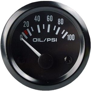 ESUPPORT Universal Car 2" 52mm Pointer Oil Press Pressure Gauge Meter Celsius White LED Light Indicator Display Electrical