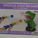 NIPLOOOW Dinosaur Shooting Toys for Kids 3-5 Years, Movable Target Shooting Games with 2 Air Pump Launcher, Interactive Competition Game Gift for Boys and Girls Ages 3 4 5 6 7 8 Years Old, Medium