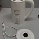 Paris Rhne Electric Kettle, Tea Kettle with 6 Temperature Settings, 1.7L Cordless Hot Water Boiler Heater, Strix Thermostat, Touch Control, Auto-Shutoff/Boil-Dry Protection, Keep Warm, LED Indicator (Ivory)