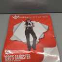 fun shack 20s Gangster Costume for Women, 1920s Mobster Outfit, Halloween Costume for Women (Small, Black)