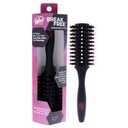 Wet Brush Straighten & Style Round Brush - for All Hair Types - A Perfect Blow Out with Less Pain, Effort and Breakage - Open Barrel Design For High Speed Drying In Less Time, Black (Circle)