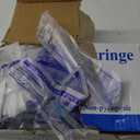100 Pack 3ml 23Ga Plastic Syringe with Measurement for Scientific Labs, Industrial Dispensing Animal and Pet Supplies, Disposable Individually Wrapped (100, 3ml-23Ga)