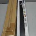 Black Balustrade Glass Railing Post with Spigot Slots, 304 Stainless Steel for Indoor/Outdoor Balcony, Terrace, Deck, Stair, Pool and Railing