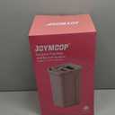 JOYMOOP Pink Mop and Bucket with Wringer Set for Home, with 3 Reusable Microfiber Mop Pads, Hands-Free Self-Cleaning System, Suitable for Floor Cleaning and Wall Cleaner