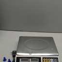 Price Computing Scale 88lb/40kg LCD Digital Commercial Price Scale with Stainless Steel Platform,Produce Scale & Food Scale for Farmers Market, Retail Outlets, Meat Shop (Flat Plate) (14.2 x 14 x 4.9 inches)