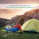 Wakeman Outdoors Foam Sleeping Pad for Camping, Blue, 72x24x0.75in