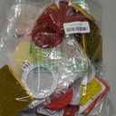 Queekay 48 Pieces Christmas Photo Ornaments Hanging Picture Frame Ornaments for Tree Glitter Small Picture Insert Frame for DIY Crafts Christmas Trees Decoration (Chic Style)