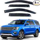 IG Window Visors Fit for 2018-2025 Ford Expedition, Out-Channel Rain Guards Vent Wind Deflectors 4PC, Car Accessories for 2018-2025 Lincoln Navigator