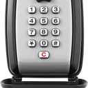 Key Lock Box With Code, Large Capacity 9 Digit Combination Lock Box Wall Mount, Outdoor Weatherproof Security Safe for Homes, Garages, Offices, Realtors