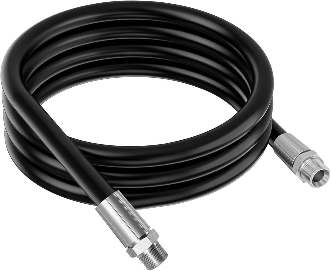 3/4inch NPT Fuel Transfer Hose, 10 Feet Diesel Fuel Transfer Pump Tank Tube Hose for Gasoline, Biodiesel, Diesel, Kerosene