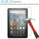Ailun Screen Protector for Amazon Kindle Fire HD 8/8 Plus/Kids [8 inch] 2022&2020 Released - 0.33mm Tempered Glass, Ultra Clear, Anti-Scratch, Case Friendly