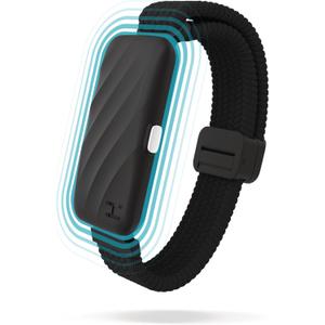 Homedics WakeBand Silent Vibrating Alarm Wristband, Ultra-Light Comfortable Design, 9 Vibration Patterns & 9 Intensities, Up to 6-Day Battery, iOS/Android App