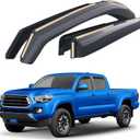 Goodyear Shatterproof in-Channel Window Deflectors for Trucks Toyota Tacoma 2016-2023 Double Cab, Rain Guards, Window Visors, Vent Deflector, Truck Accessories, 4pcs- GY003409