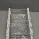 Yatmung 2 Pack Fridge Drawer Organizer - Egg Holder For Refrigerator Pull Out - Transparent Deli Drawer Organization Bin - Meat, Cheese - Sliding Storage Containers for Fridge Shelf Under 1.1"