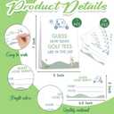GOLF Brithday Decorations, Guess How Many Golf Tees Are in the Jar, Suite for Birthday Party Bridal Shower Wedding Activit, 50 Cards and Sign