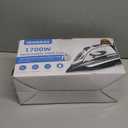 IRONDAY 1700W Steam Iron for Clothes 20s Fast Heat-up, Non-Stick Ceramic Soleplate, 14.07oz Large Water Tank, Auto-Off, Burst Steam, Self-Cleaning, roning Clothes for Home