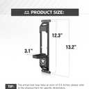 for JK JL JT Hinge Step Foldable Foot Pedal with Bottle Opener Compatible with 2007-2026 Jeep Wrangler JK JL JKU JLU Unlimited & Gladiator JT 2/4 Doors, Star Sign Door Foot Step Accessories