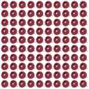 100 PCS Abrasive Buffing Wheels,1 Inch Buffing Polishing Wheel Set for Rotary Tool Accessorie 1/8'' (3mm) Shank, Red 240 Grits for Metal,Wood, Rust Removal