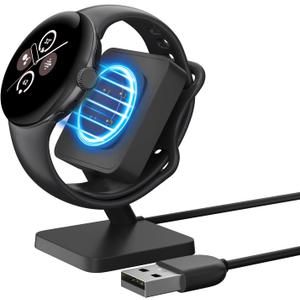 Charging Station for Google Pixel Watch 3/Pixel Watch2 Charger, Replacement Smart Watch Charger 3.3Ft USB Magnetic Stand