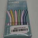 Glass Straws Reusable Drinking Glass Straws For Drink 11 Pc