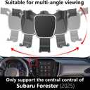 Car Phone Holder for Subaru Forester 2025 2026 Auto Accessories Navigation Bracket Interior Decoration Screen Dash Board Mobile Cell Phone Mount case