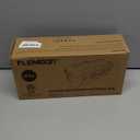 Flemoon Medium Outdoor Electrical Box (11.5x5.2x4 inch), IP54 Waterproof Extension Cord Cover w/6 Cable Entry Ports, Weatherproof Connection Box for Power Strip, Timer, Holiday Lights, Almond