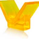 3" Boat Trailer Y Bow Stop, V Bow Stop fits 3" Bracket with 1/2" Shaft (Yellow)