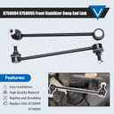 K750094 K750095 Front Stabilizer Sway Bar Links Replacement For NISSAN ALTIMA MAXIMA MURANO PATHFINDER QUEST ROGUE JX35 QX60