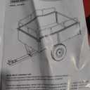 VEVOR Heavy Duty ATV Trailer Steel Dump Cart, 750 lbs 15 Cubic Feet, Garden Utility Trailer Yard Trailers with Removable Sides for Riding Lawn Mower Tractor